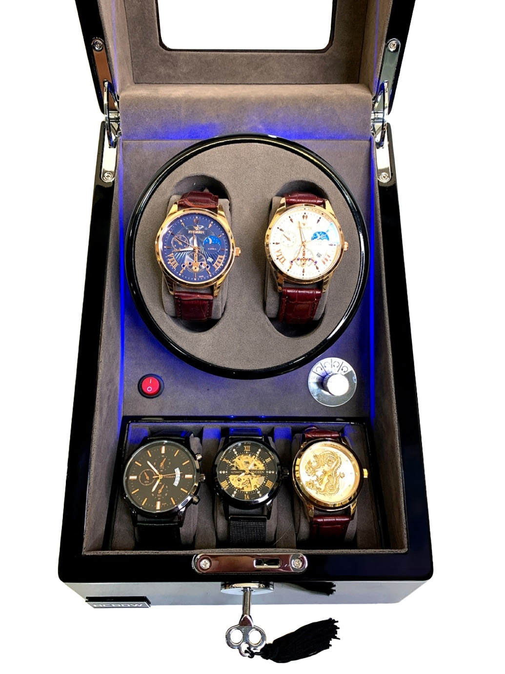 Hộp đồng hồ ACBOW 2 xoay + 3 tĩnh cao cấp, sang trọng, giá rẻ